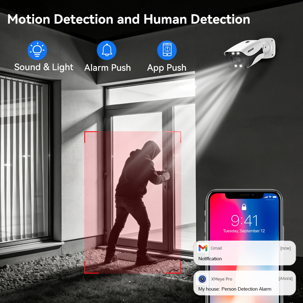 8MP 4K camera video surveillan - Home Security Kit With Camera avis et prix