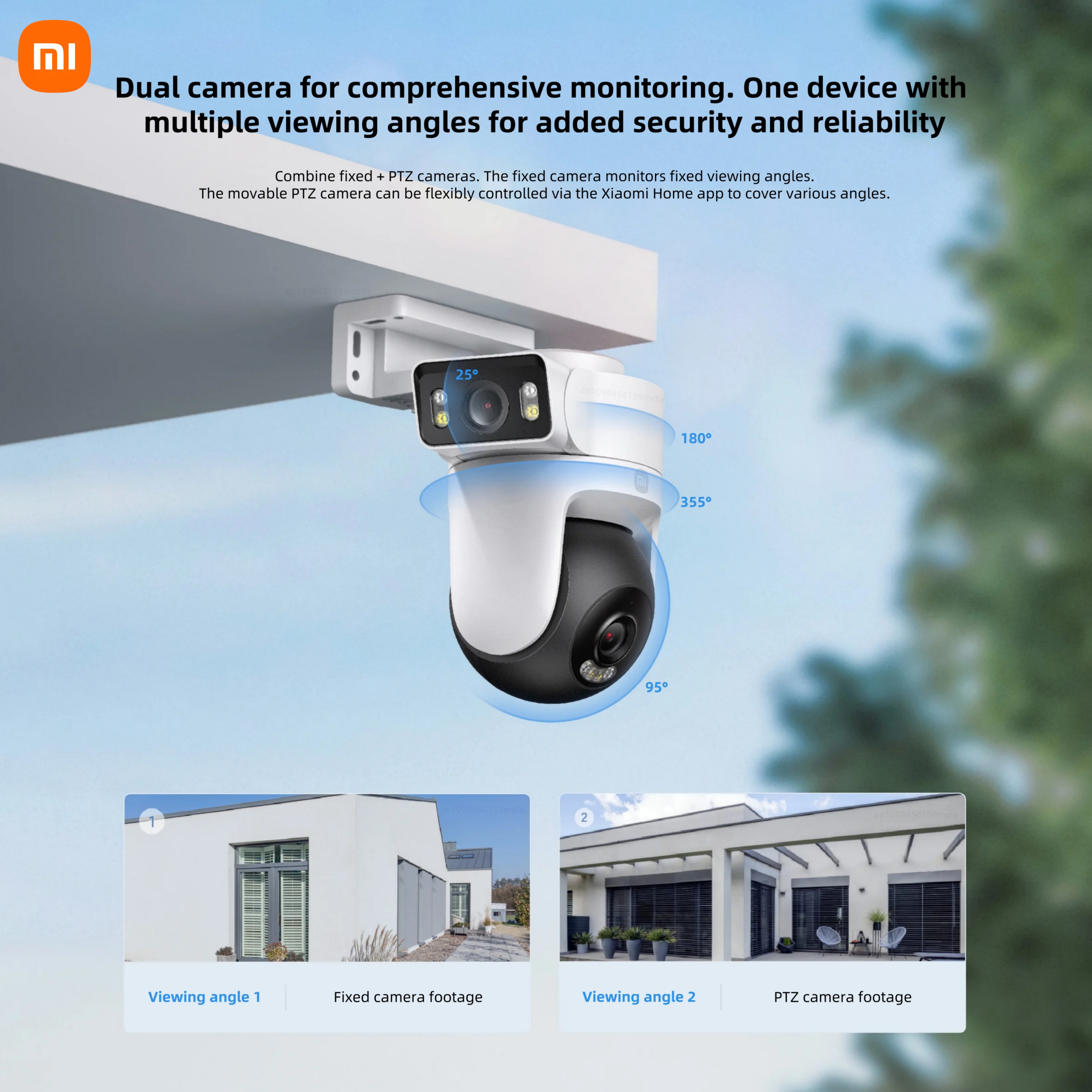 Xiaomi extérieur CW500 double  - Home Security Camera Xiaomi avis et prix