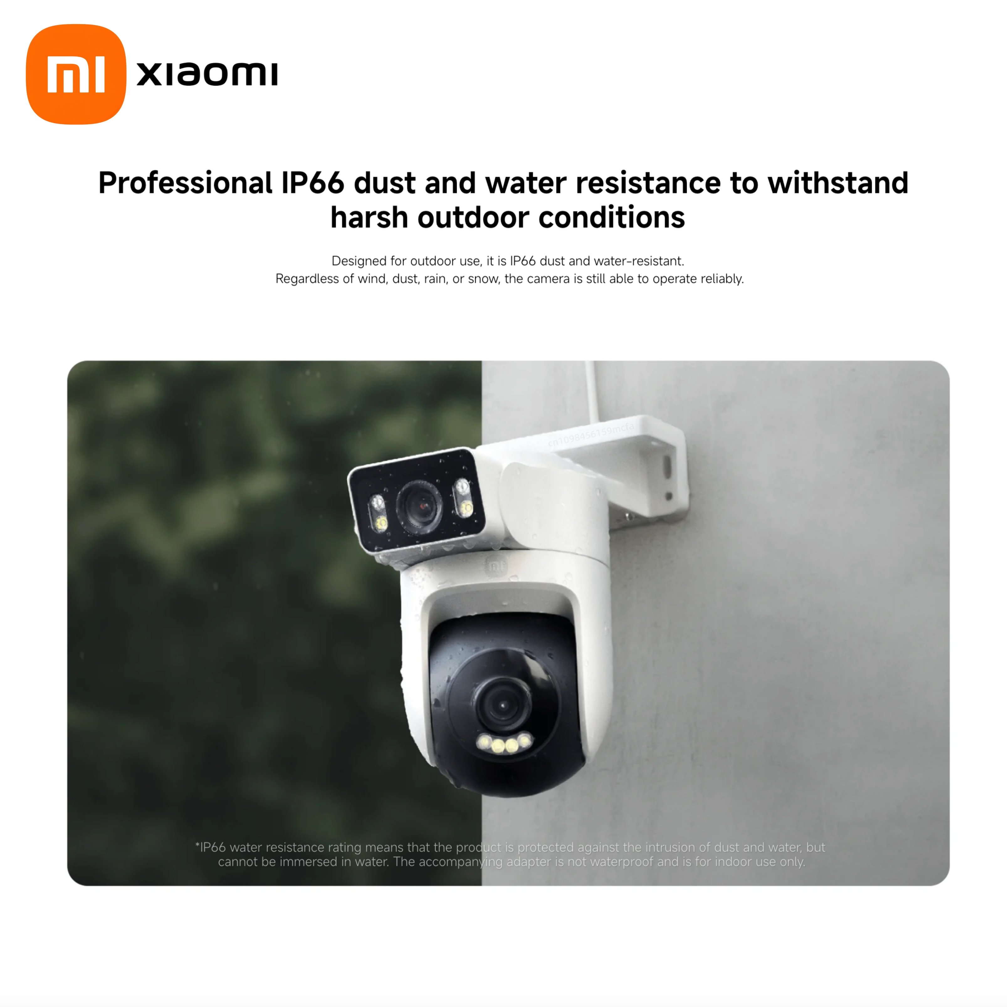 Xiaomi extérieur CW500 double  - Home Security Camera Xiaomi avis et prix
