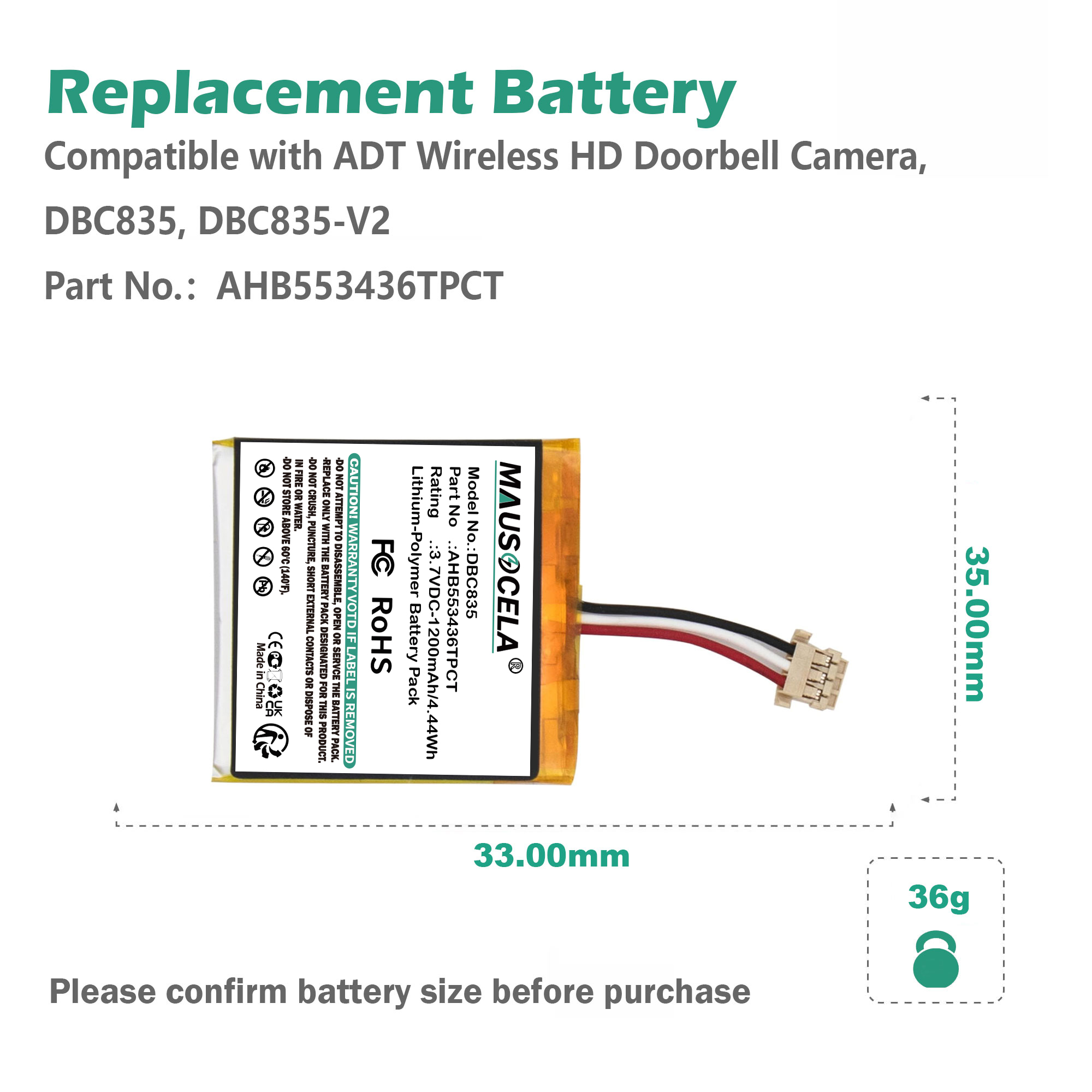 Batterie de remplacement pour  - Home Security Battery Replacement avis et prix