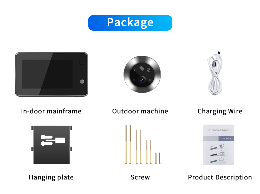 Sonnette WiFi Tuya Smartlife 4 - Home Security Video avis et prix