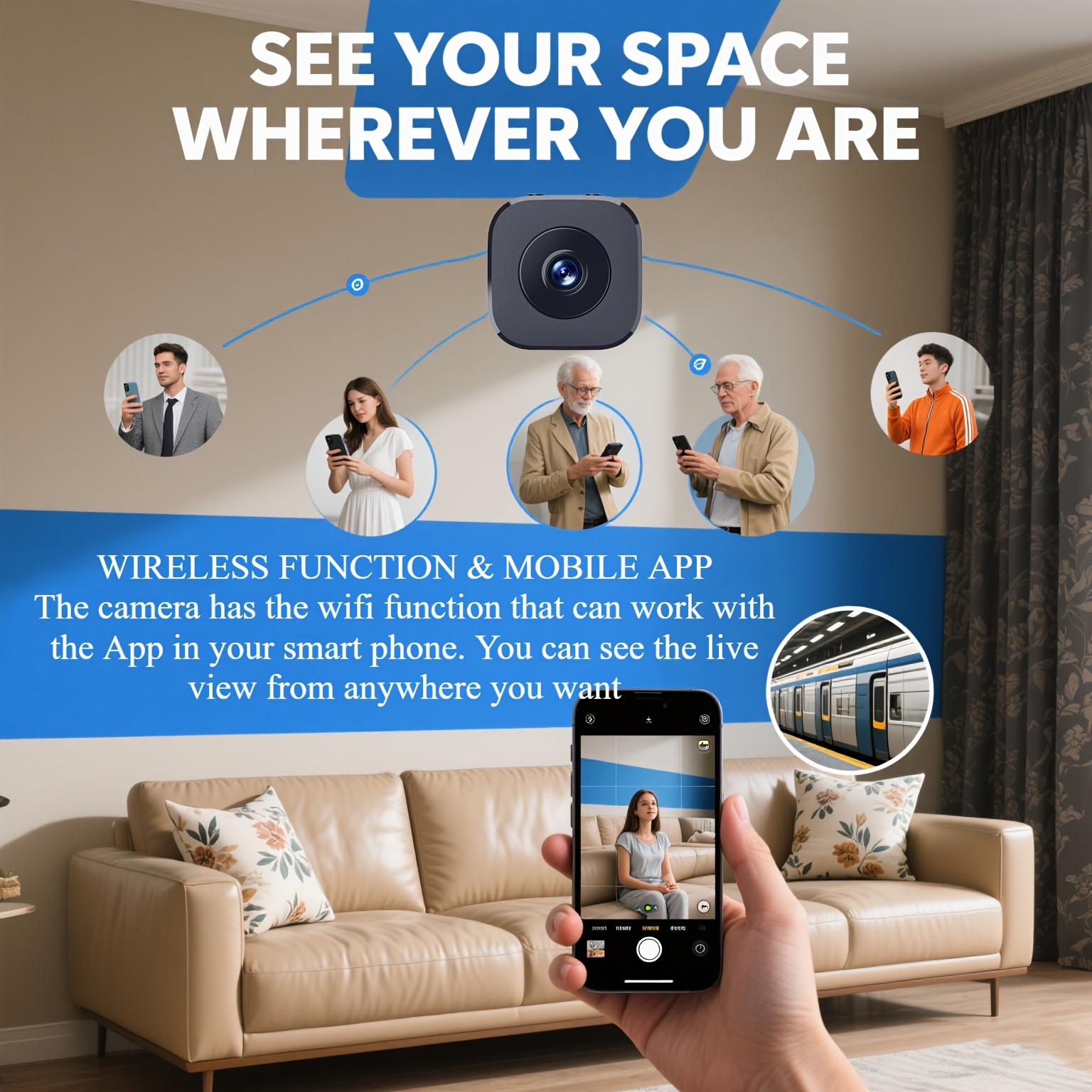 1080P HD Mini caméra WiFi sécu - Home Security Camera avis et prix