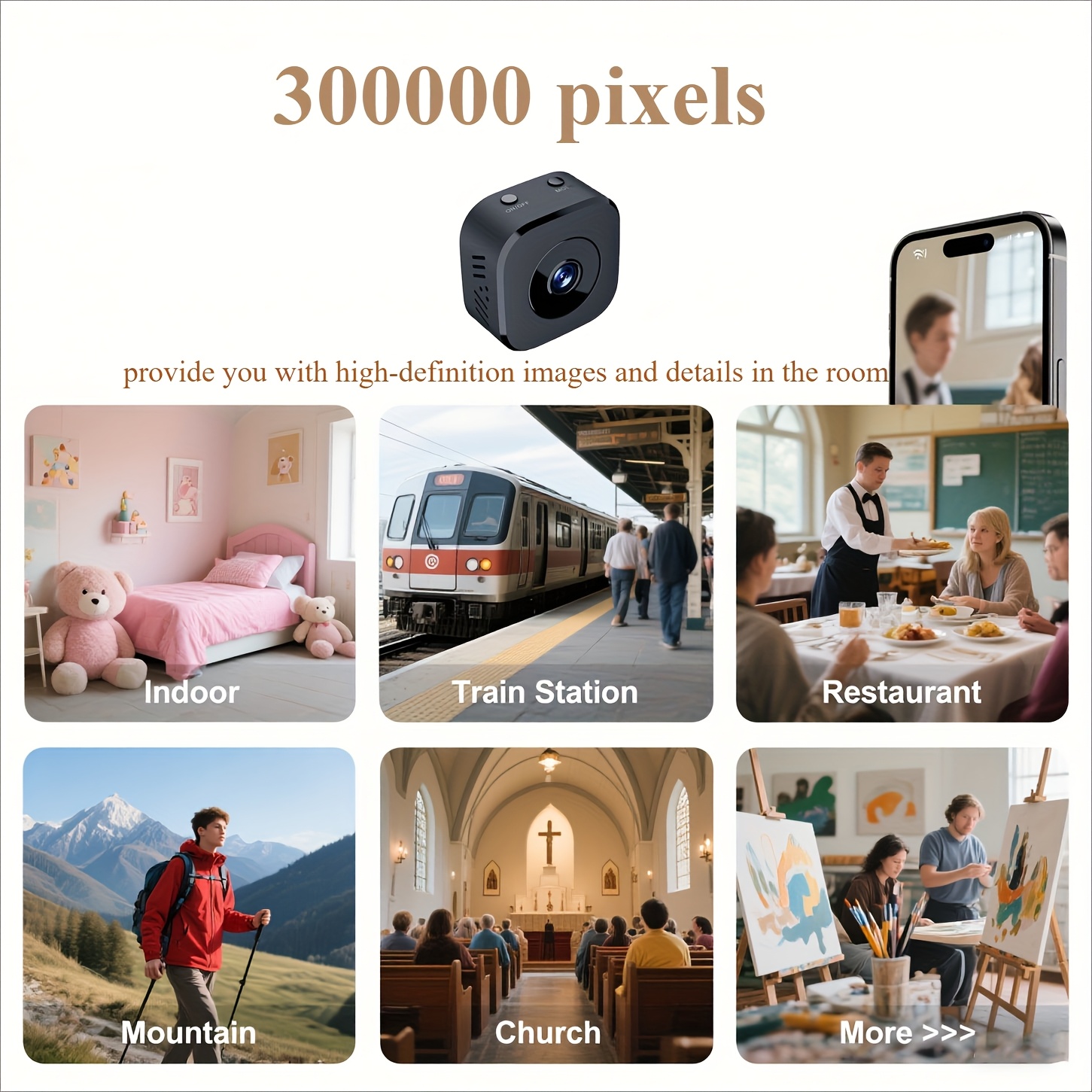 1080P HD Mini caméra WiFi sécu - Home Security Camera avis et prix