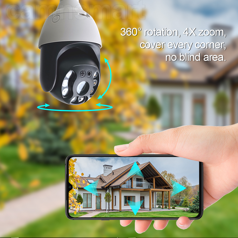 Camnsmart Tuya 5MP Alexa Wifi  - Home Security Google Camera avis et prix