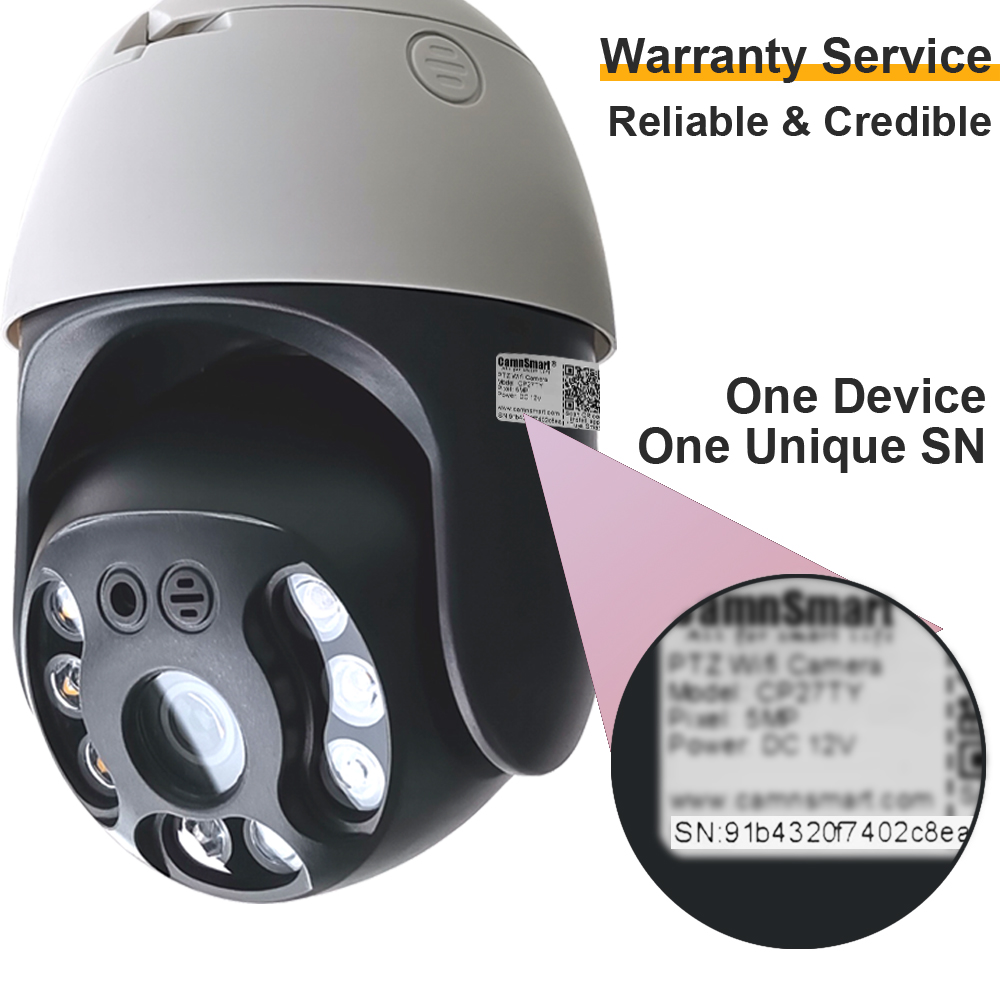 Camnsmart Tuya 5MP Alexa Wifi  - Home Security Google Camera avis et prix