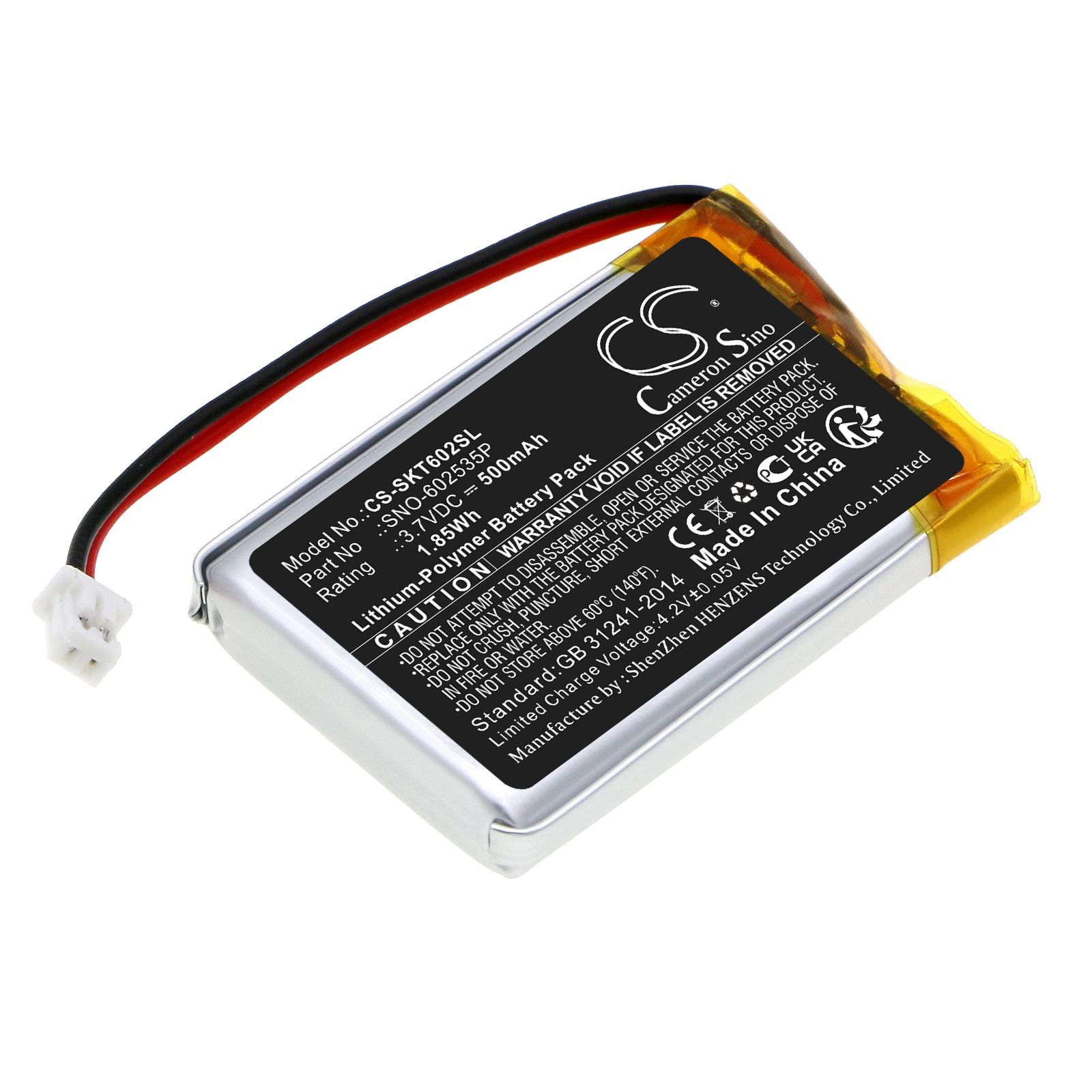Batterie de remplacement 3,7 V - Home Security Battery Replacement avis et prix