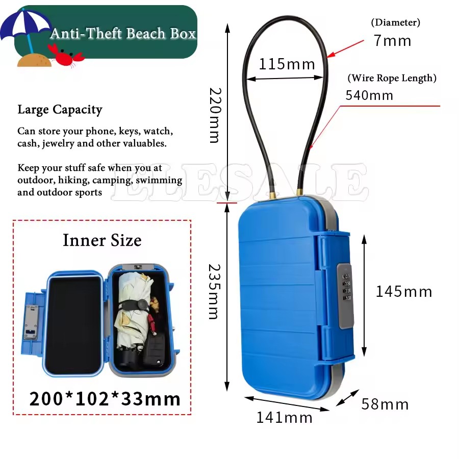 BLOLock-Coffre-fort de plage p - Safe Box Digital avis et prix