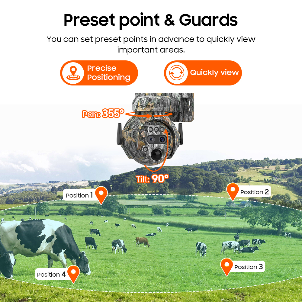 INQMEGA 8MP caméra à énergie s - Home Security Cameras Wireless avis et prix