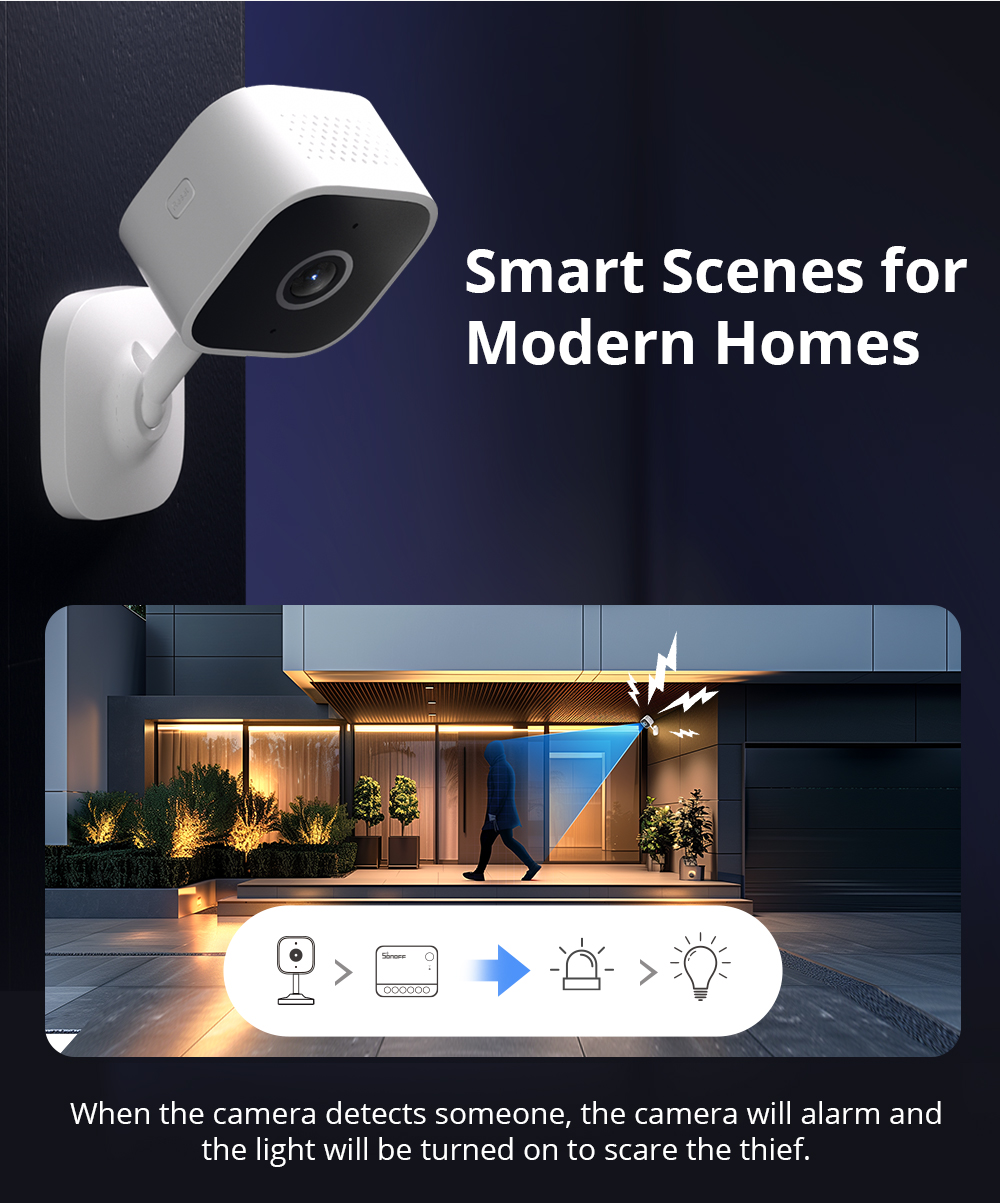 SONOFF CAM Slim Gen2 WiFi camé - Home Security Google Camera avis et prix