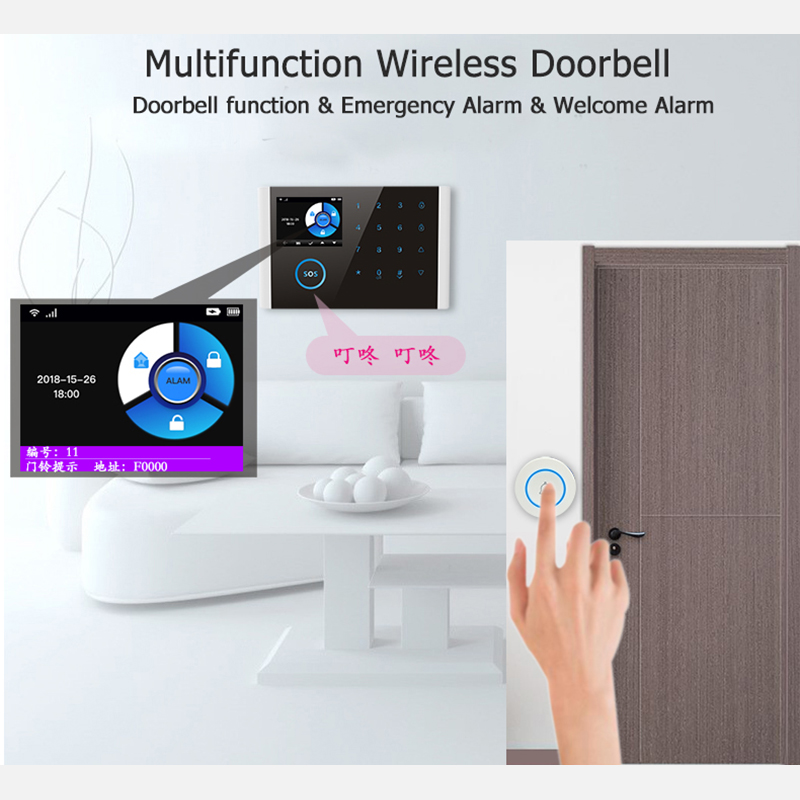 Nouveau bouton de sonnette de  - Sim Gsm Alarm avis et prix