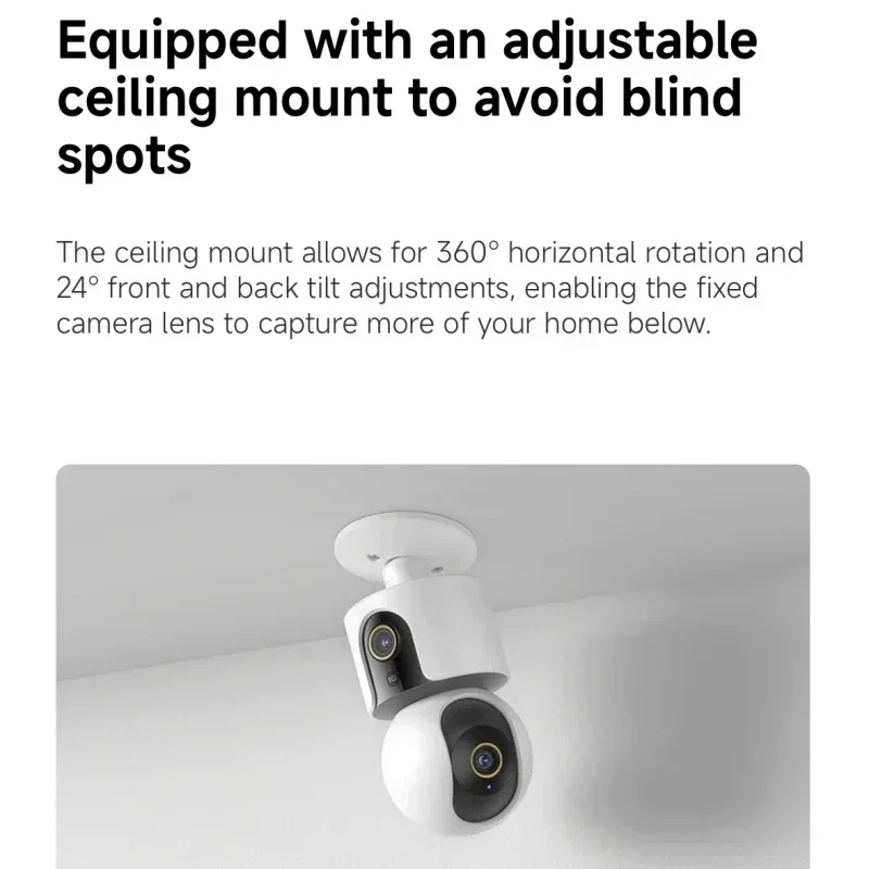 Nouveau Xiaomi caméra intellig - Home Security Camera 360 Xiaomi avis et prix