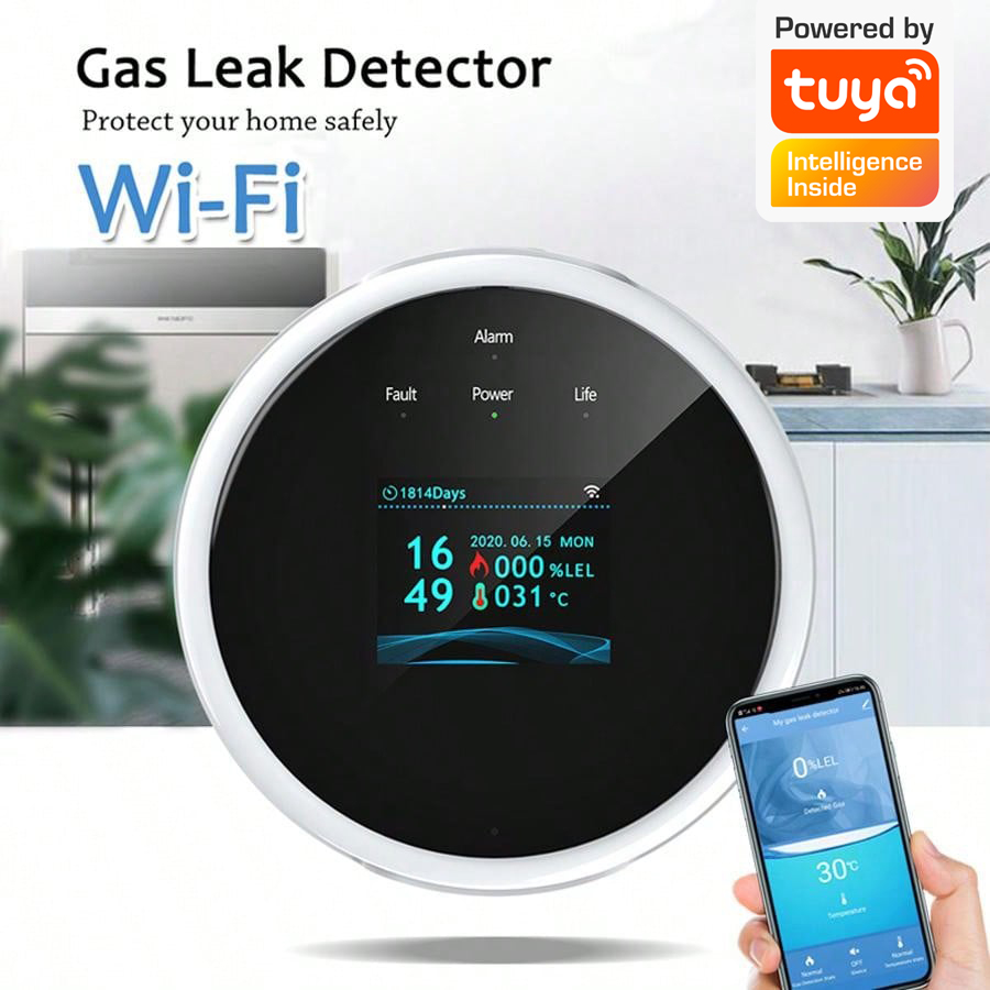 Capteur d'alarme de gaz WiFi 2 - Home Security Items avis et prix