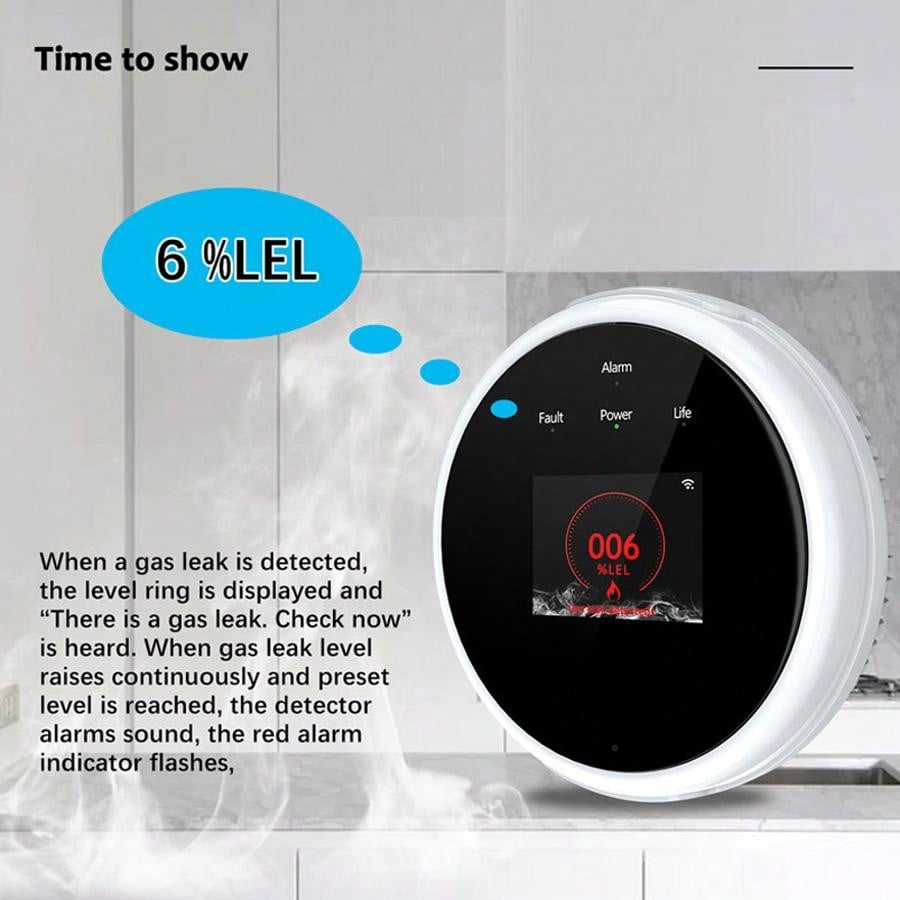 Capteur d'alarme de gaz WiFi 2 - Home Security Items avis et prix
