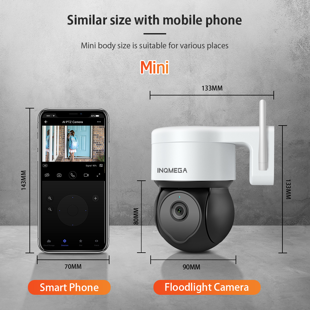 INQMEGA 5MP Tuya caméra PTZ ex - Home Security Google Camera avis et prix