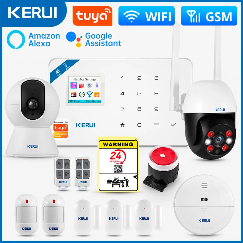 KERUI W181 système d'alarme sé - Home Security Google Camera avis et prix