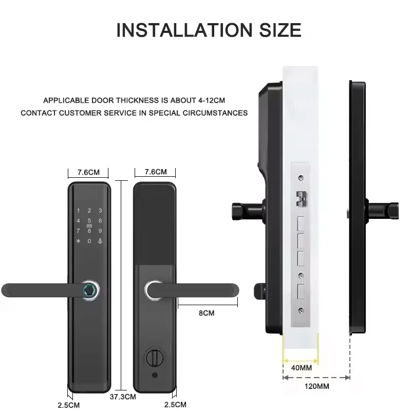 Poignée d'empreinte digitale R - Home Security Battery Replacement avis et prix