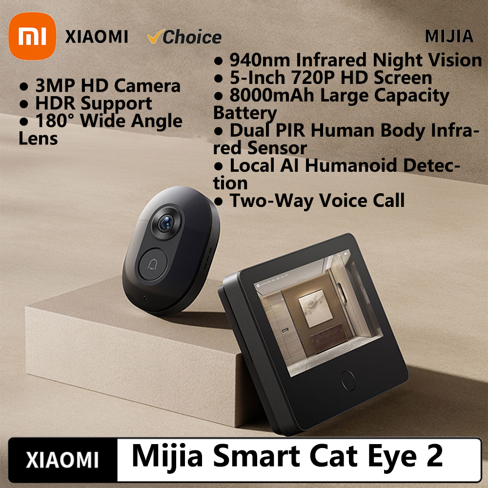 Xiaomi Smart Cat eye 2 WiFi ca - Home Security Camera Xiaomi avis et prix