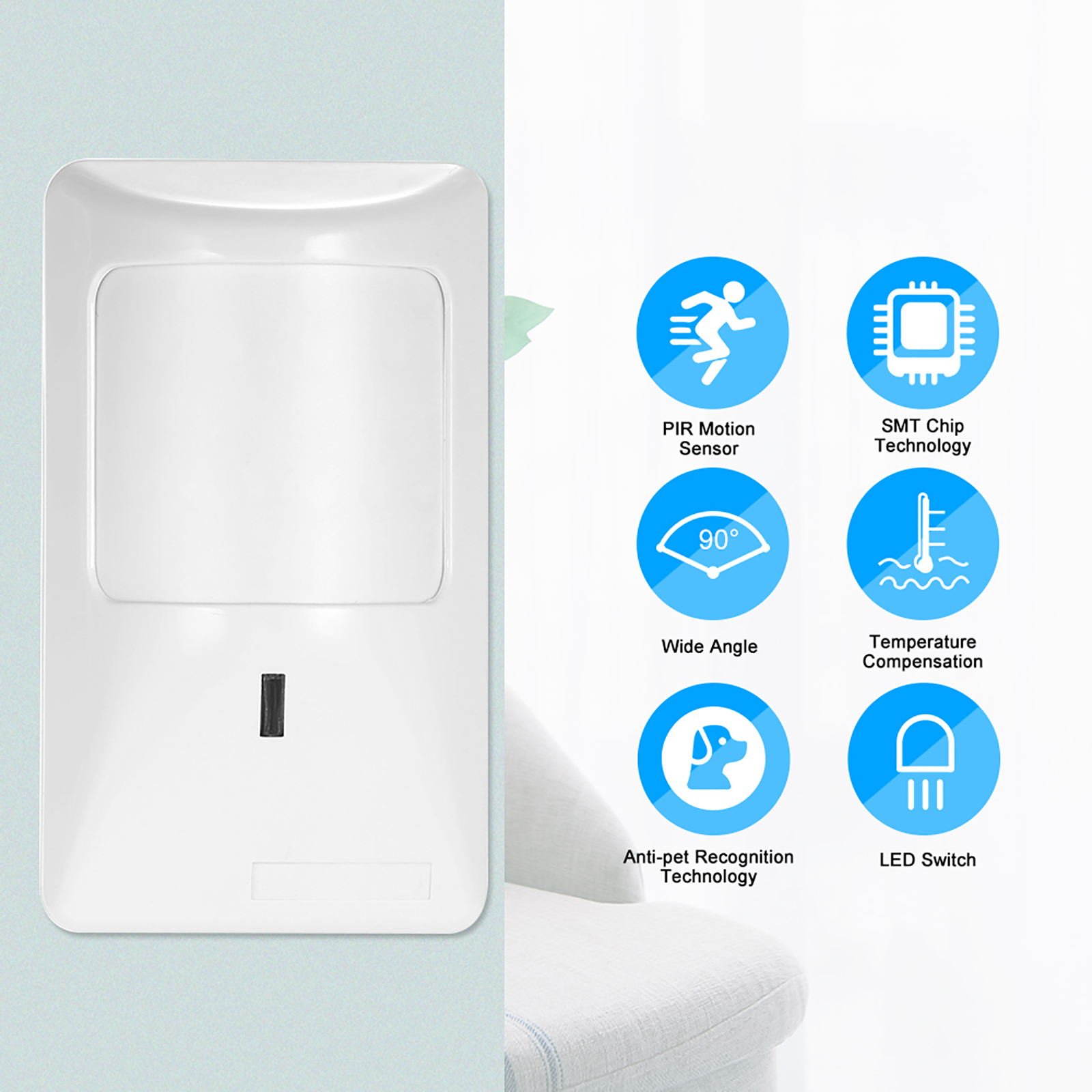 Capteur de mouvement PIR Anti- - Sim Gsm Alarm avis et prix