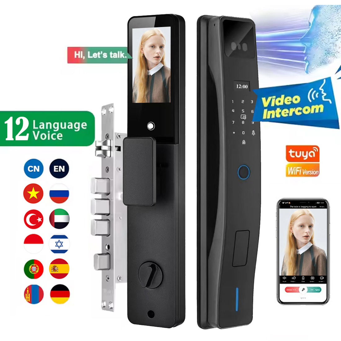 Serrure de porte électronique  - Home Security Camera avis et prix