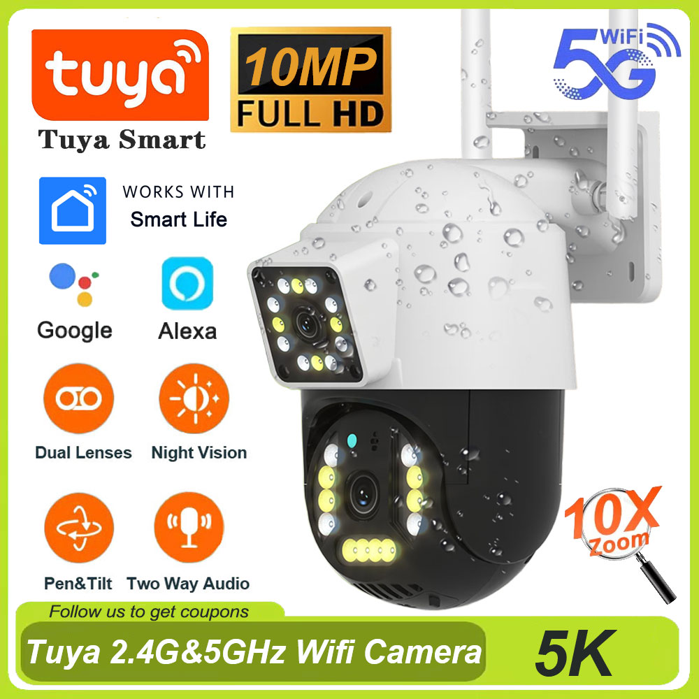 Tuya double objectif 5G Wifi c - Home Security Google Camera avis et prix