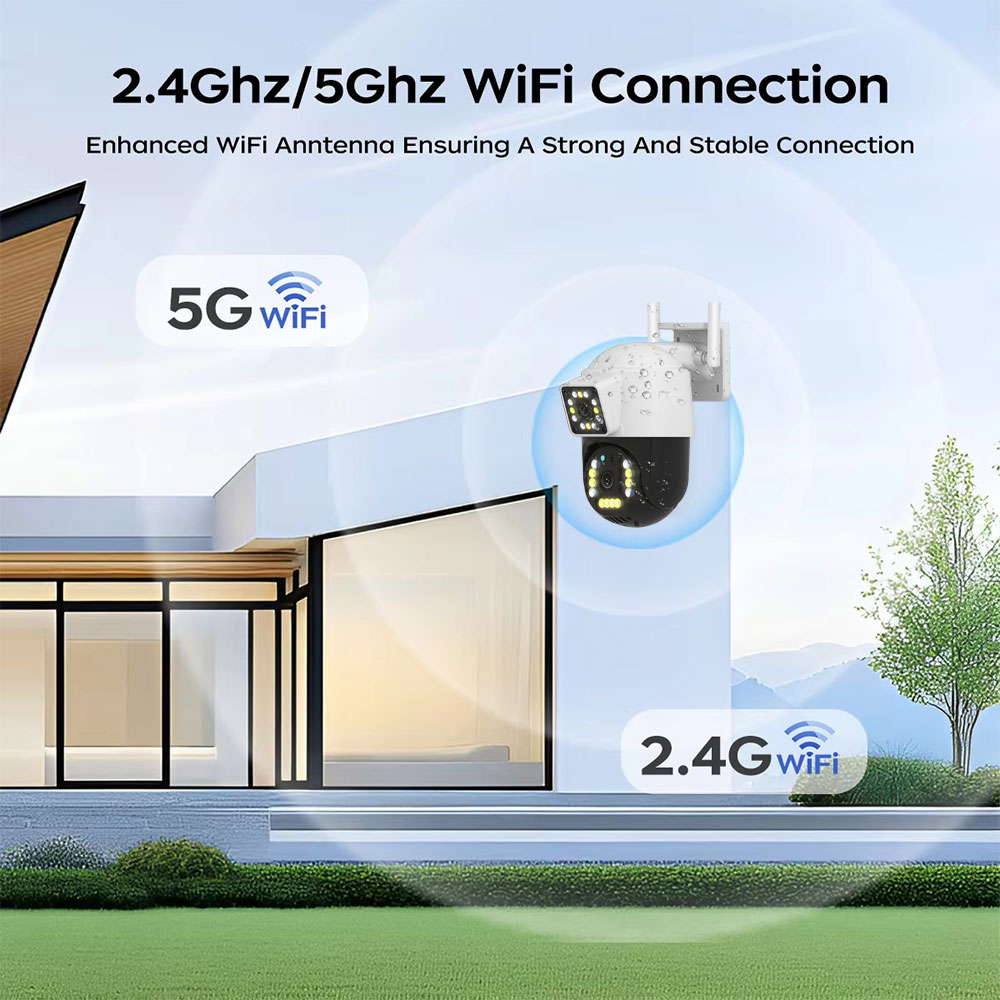 Tuya double objectif 5G Wifi c - Home Security Google Camera avis et prix