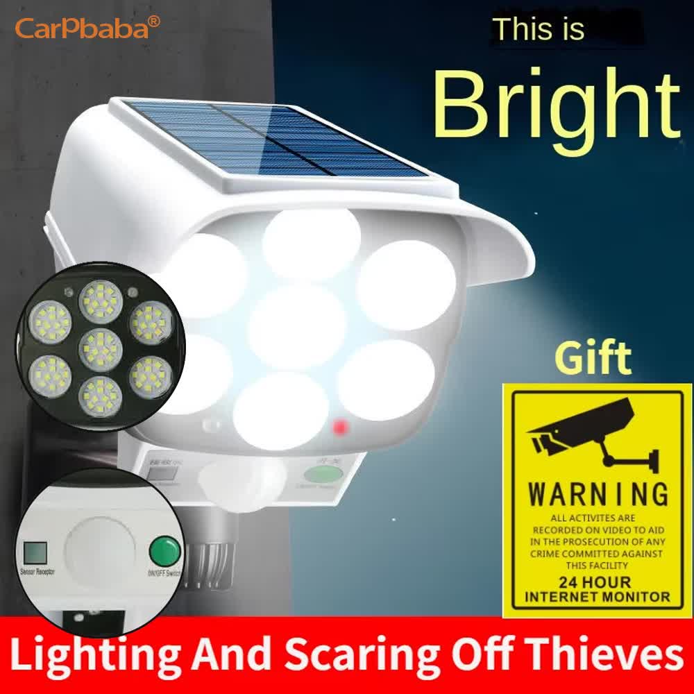 Lumière solaire extérieure cap - Home Security Cameras Wireless avis et prix