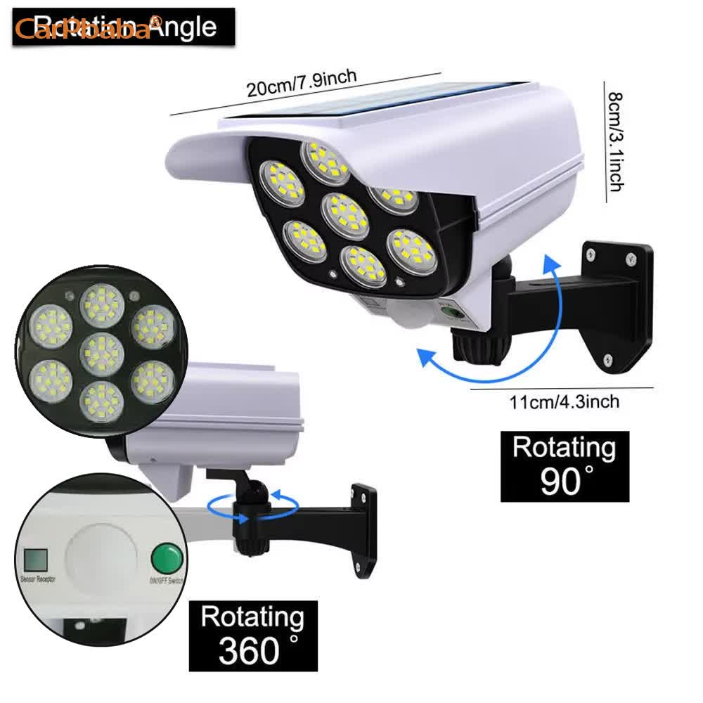 Lumière solaire extérieure cap - Home Security Cameras Wireless avis et prix